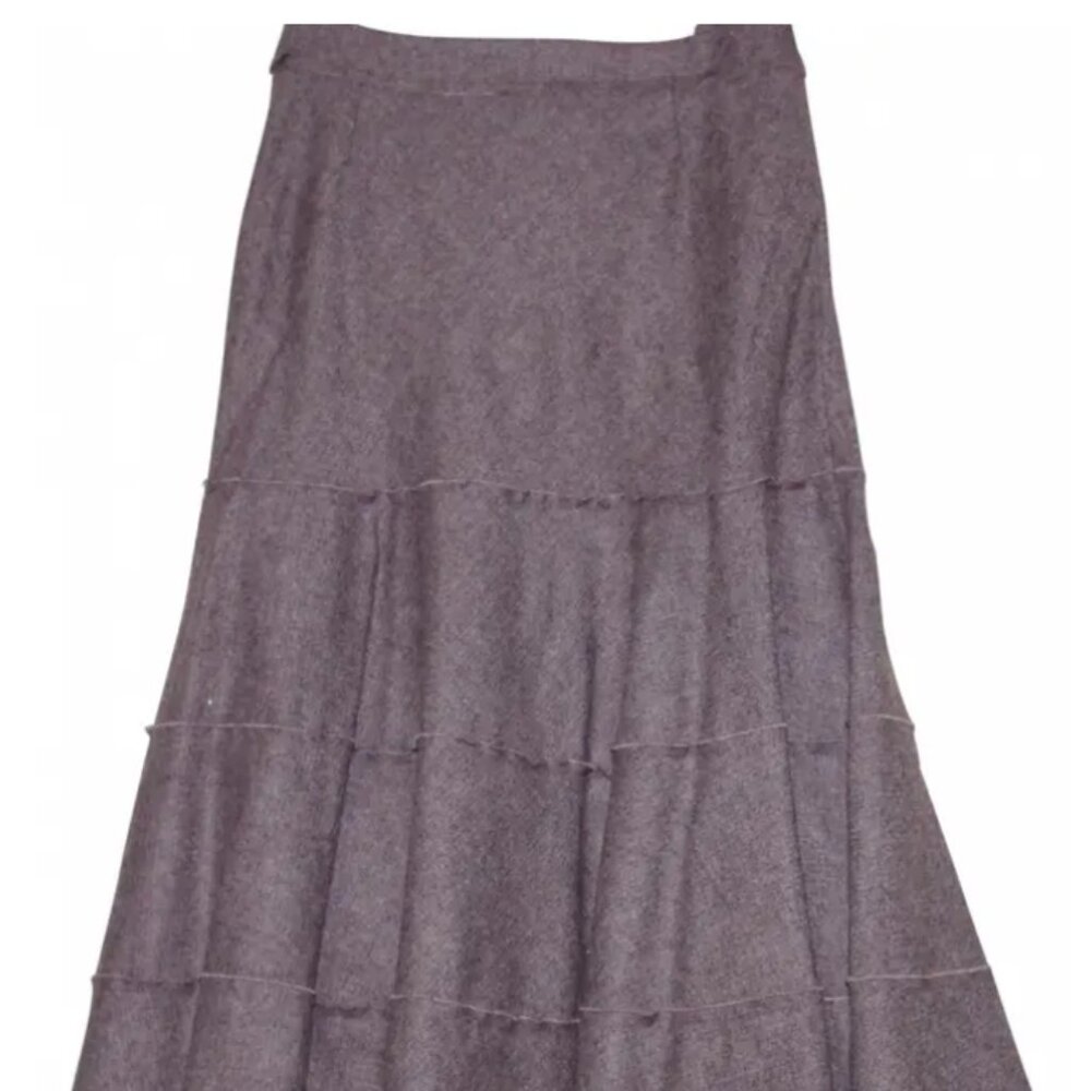 Luisa Cerano Chic Brown A-Line Women's flare wool blend Skirt size 6 - Picture 3 of 14